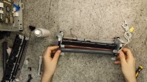 Ремонт принтера НР LaserJet Pro 400 M401 замена термоплёнки, ролика.