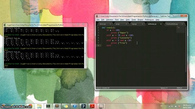 Python 3: Uso de if y elif смотреть онлайн