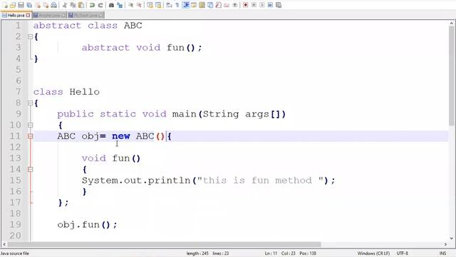 Anonymous inner class in hindi by mtp institute смотреть онлайн