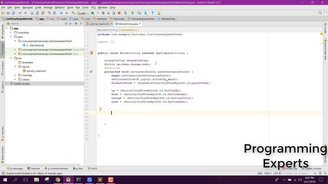 Create Whiteboard drawing App in Android Studio Tutorial смотреть онлайн