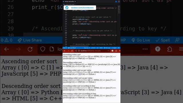 How to Use the PHP Array Sort Function to Organize Your Data Efficiently | Geekboots смотреть онлайн