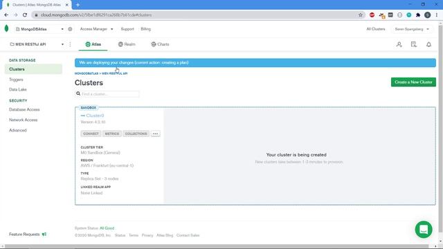 Building a REST API with MEN - 02 - Setting up MongoDB Atlas смотреть онлайн