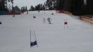 Тренировка Слалом-гигант сравнение / Training giant-slalom