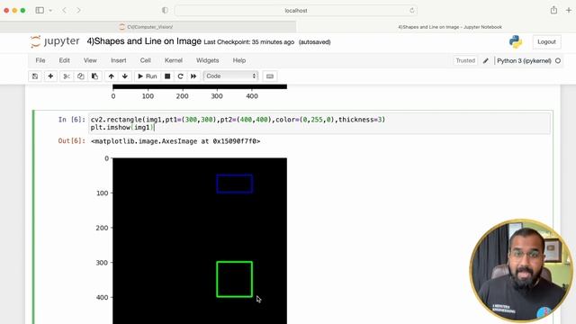 OpenCV, Shapes and Line Explained in Hindi l Computer Vision смотреть онлайн