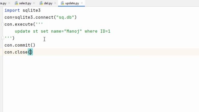 SQLite Update Query | Python tutorial for beginners - 68 | SQLite Database with Python смотреть онлайн