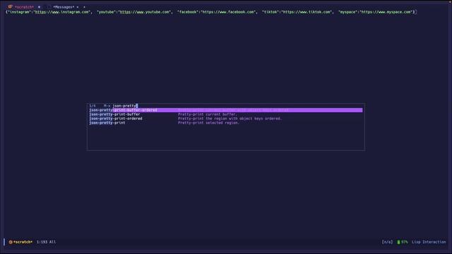 Emacs Goodies - #24 Json Pretty смотреть онлайн