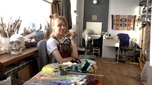 В мастерской художницы Милы Гавриловой #Мила_Гаврилова #Живопись #Мастерсая_художника