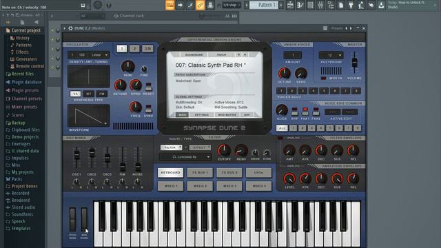 SYNAPSE DUNE 2 VST ( FACTORY PADS) WONDERFUL SOUNDS смотреть онлайн