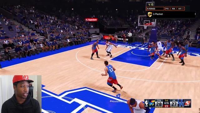 #MTMadness - OMG!! CRAZY 4 POINT PLAY IN THE CLUTCH! DIAMOND RONDO IS TOO OVER POWERED ON DEFENSE! смотреть онлайн