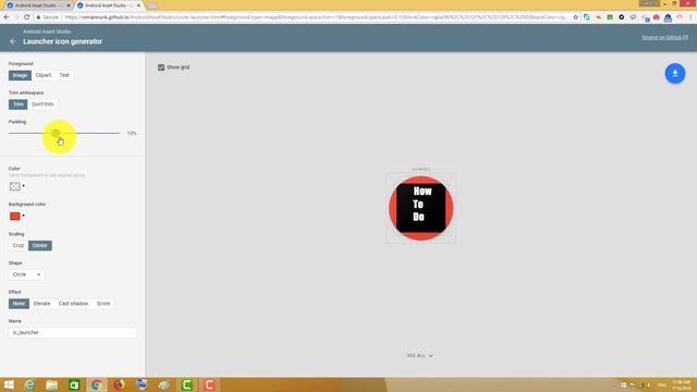 Android Asset Studio Launcher icon generator смотреть онлайн