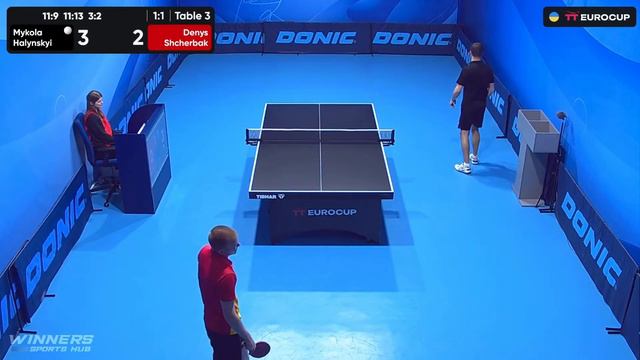 19:15 Mykola Halynskyi - Denys Shcherbak 04.02.2024 TT Euro.Cup Ukraine Star.TABLE 3 смотреть онлайн