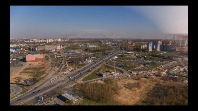 Ход строительства развязки Каширское шоссе - МКАД 15.09.2014 смотреть онлайн