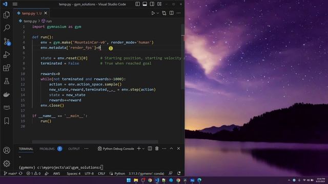 Increase/Decrease Animation Speed for Gymnasium Reinforcement Learning Environments смотреть онлайн