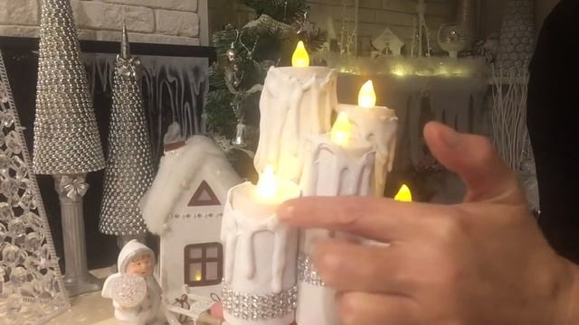Новогодний декор! Свечи, Домики из втулки от туалетной бумаги! DIY Christmas decor смотреть онлайн