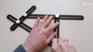 Шаблометр алюминиевый с накладкой, линейка-шаблон Re2ls - видеообзор