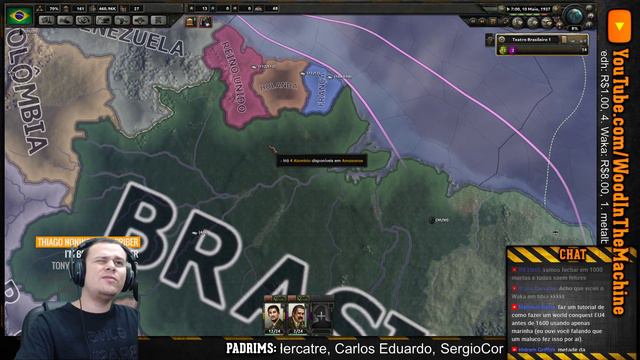 🔴LIVE: Hearts of Iron 4 Brasil Fascista #01 - "O início do começo" - Gameplay PT BR смотреть онлайн