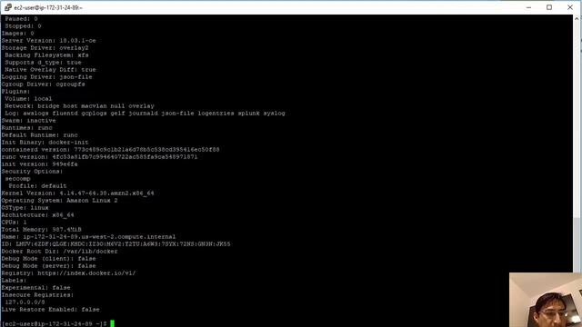 AWS - Instalar docker en Linux AMI смотреть онлайн
