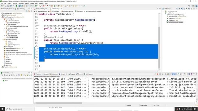 POST & UPDATE Spring Boot - Angular & Spring Boot Task Mgt App (CRUD) - Part 4 смотреть онлайн