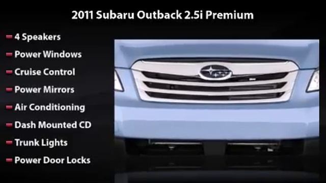 2011 Subaru Outback 2.5i Premium смотреть онлайн