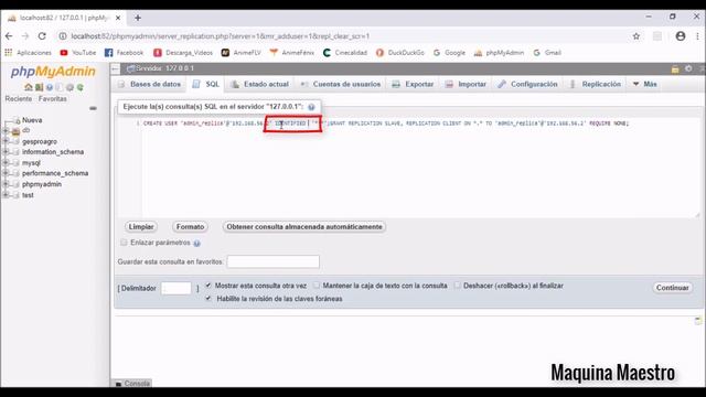 Tutorial Espejos DB (Mysql) Maestro - Esclavo смотреть онлайн