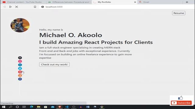 Full Stack Developer Portfolio Deployed on AWS смотреть онлайн