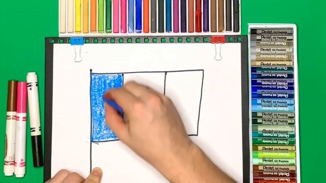 Рисование для детей. Рисуем флаг Румынии! Флаги мира! смотреть онлайн