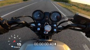 HONDA CBF 500 VS CBF 500 - 0-100 KMH GPS