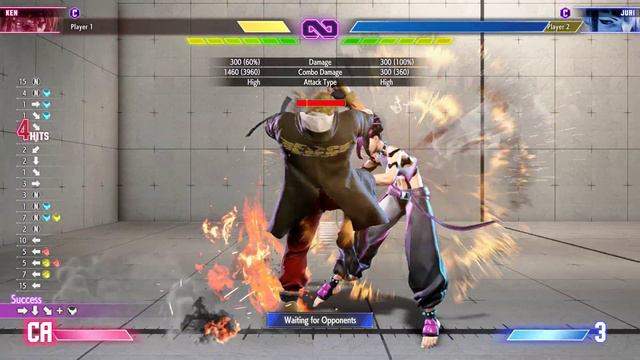 Street Fighter 6 - Ken vs Juri (Training Mode) смотреть онлайн