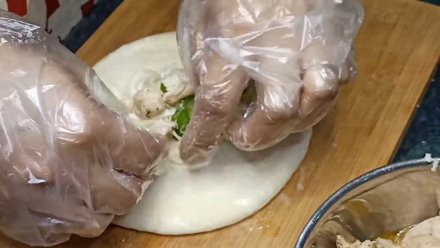 Arabian Puff Recipe | How To Make Chicken Cheese Arabian Puff. смотреть онлайн