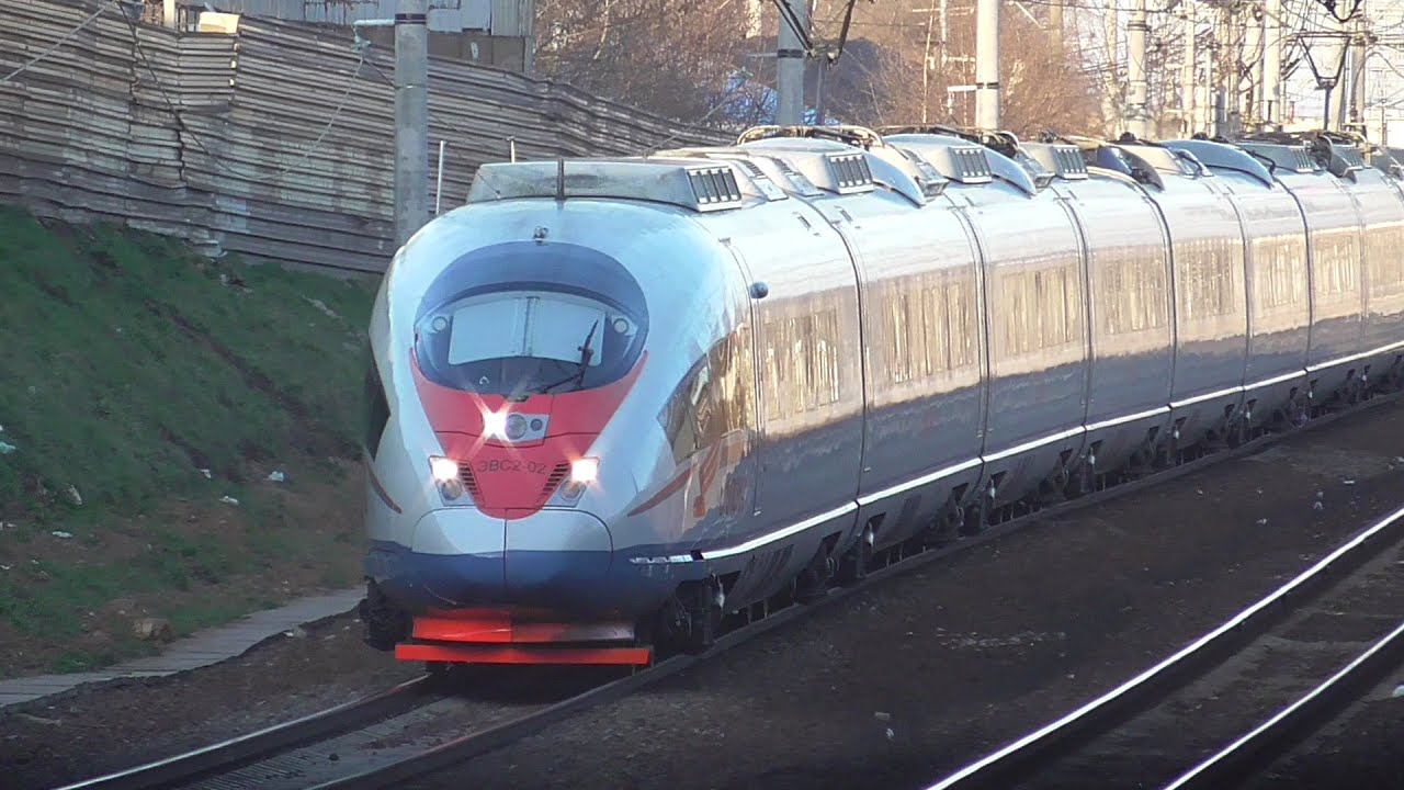 ЭВС2-02 Сапсан 703Н Нижний Новгород — Москва смотреть онлайн