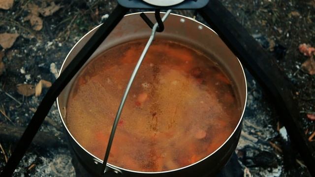 Суровая лесная солянка - наварили легендарный суп. смотреть онлайн