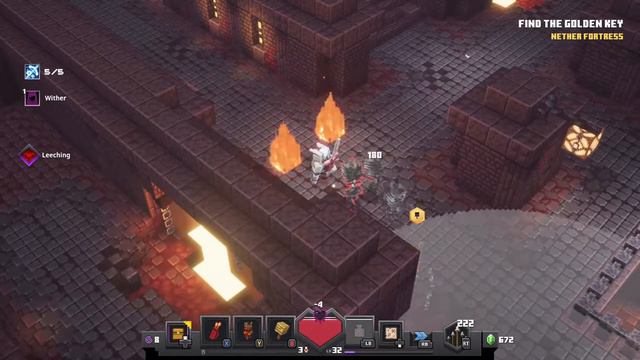 Minecraft Dungeons: Flames of the Nether (EP25) - Nether Fortress смотреть онлайн