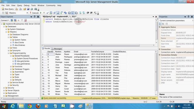 Curso Tutorial de C# en Español Capitulo 08 SQL Server management Studio Store Procedure Capitulo2 смотреть онлайн