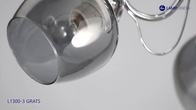 Потолочная люстра Lamplandia L1300-3 GRATS, Е27*макс 60Вт смотреть онлайн