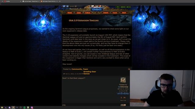 [POE 3.18] 3.19 Release date! We have BOATS Now? смотреть онлайн