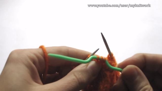 Вязание спицами. Узор "Большая коса" или "Бантики". Knitting. Pattern "Big Spit" or "Bows". смотреть онлайн