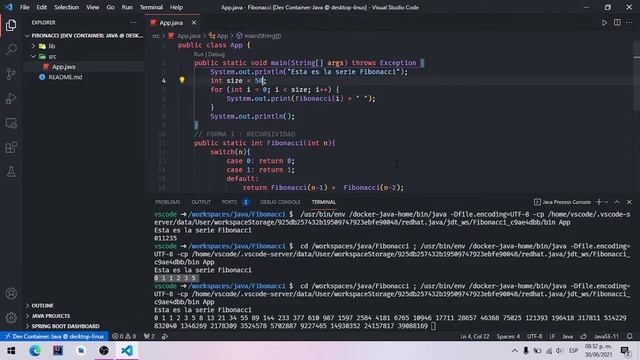 Java desde 0 | Fibonacci serie infinita смотреть онлайн