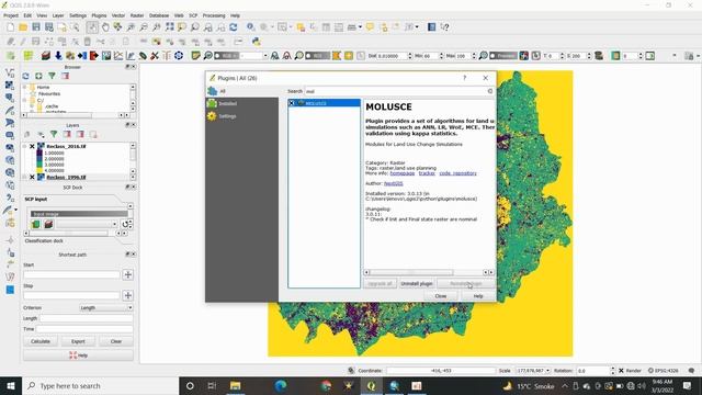 LULC Change Detection & Prediction With MOLUSCE Tool In QGIS