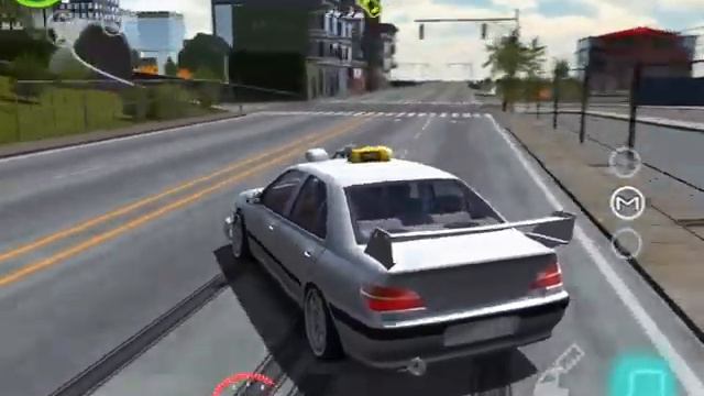 дрифт такси Пежо 406 / car parking multiplayer