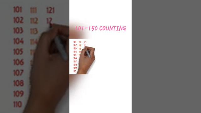 Counting 101 to 150 for tiny tots. смотреть онлайн