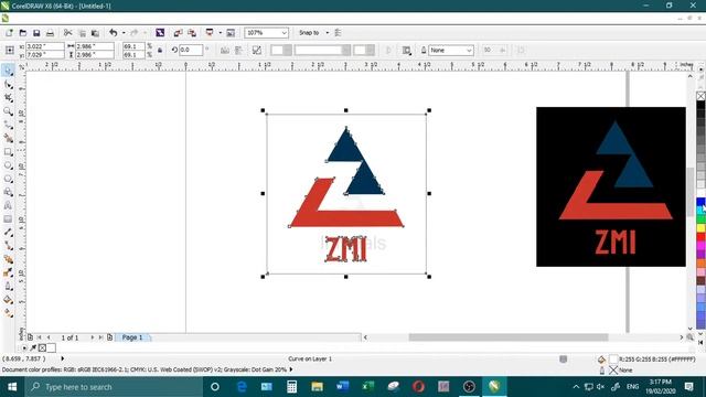 Corel Draw Trace: Convert any logo image to editable vector graphics - Easiest Tutorial (subtitles смотреть онлайн