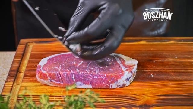 "BOSZHAN" Стейк "Стриплоин" смотреть онлайн