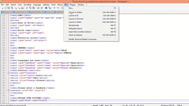 #07 HTML Form | Form file upload | Learn HTML, CSS and JavaScript Udemy Course #html #udemy #webdev смотреть онлайн