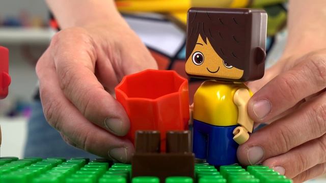 Йоко и Его Друзья сажают Грядки -  Играем в Конструктор Байер с Йоко - Поиграйка с Егором