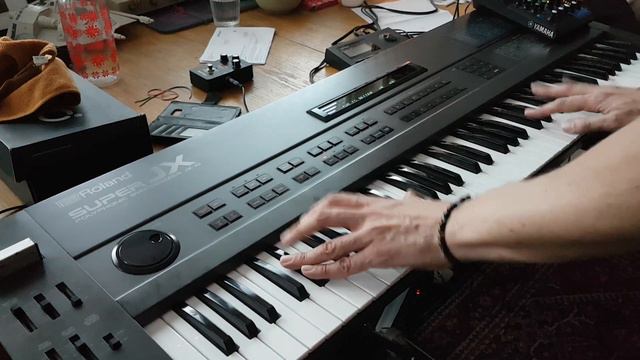 Part 1: ROLAND SUPER JX-10 *Polybrass quickie* Vintage synthesizer 80s Retro Synthwave No talk Jam смотреть онлайн