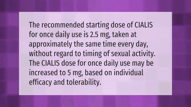What Is The Difference Between Cialis 5mg And 20mg?
