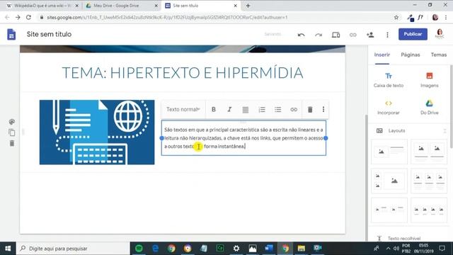 Tutorial n° 2 - Como criar WIKI no Google Sites смотреть онлайн