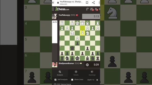Win 3 times in a row from the same player. Typical 900 Rated Chess Game (Baka Mitai) #Shorts смотреть онлайн