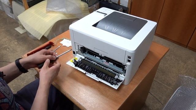 #123 Принтер HP Color LaserJet M254 | Как сделать универсальный цветной принтер | Печать без чипов смотреть онлайн