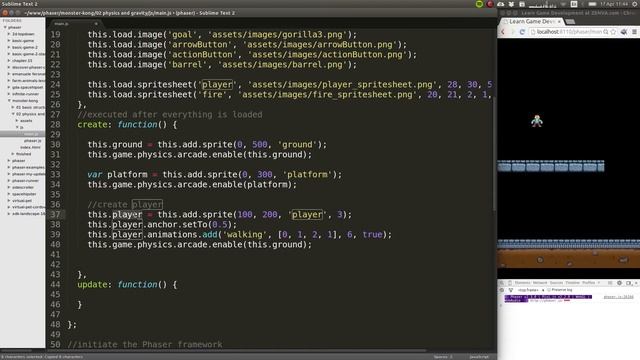 Phaser Tutorial - Getting Started with the Arcade Physics System смотреть онлайн